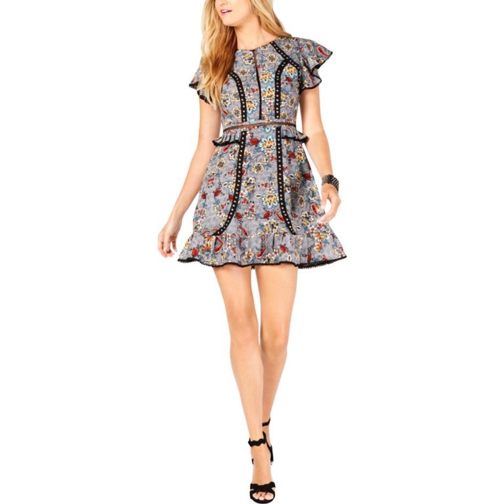 Laundry By Shelli Segal Floral Mini Dress